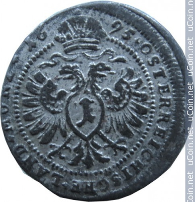 Австрия 1 крейцер, 1695