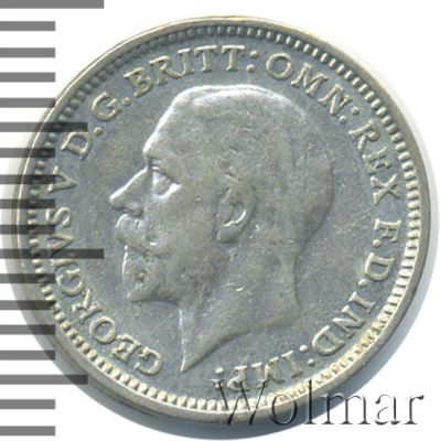 Великобритания 3 пенса, 1931 (3 пенса. Великобритания 1931г. Ag.)