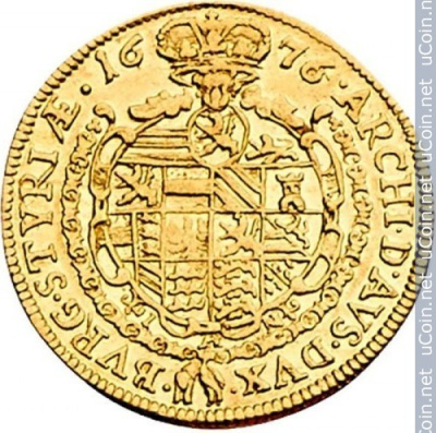Австрия 1 дукат, 1676