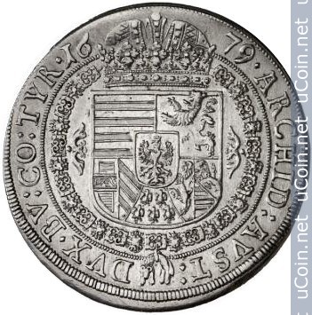 Австрия 1 талер, 1679