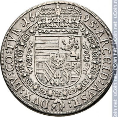 Австрия 1 талер, 1695