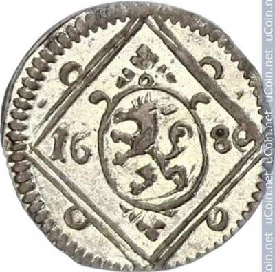 Австрия 1 пфенниг, 1680