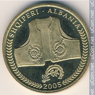 Албания 10 леков, 2005