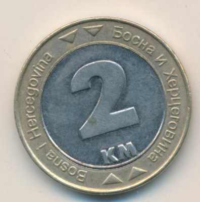 Босния и Герцеговина 2 марки, 2008 (2 марки. Босния и Герцеговина 2008)
