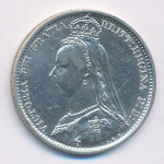 Великобритания 6 пенсов, 1821 (6 пенсов. Великобритания 1821)