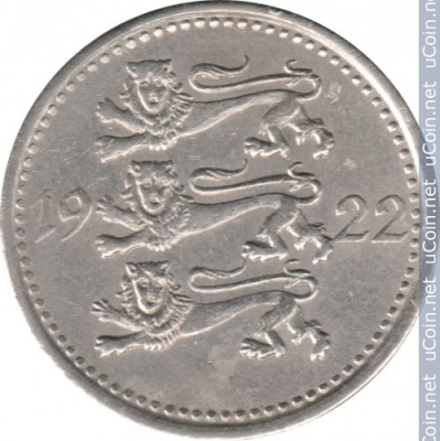 Эстония 3 марки, 1922