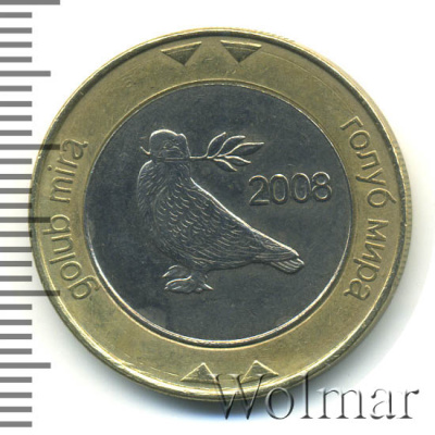 Босния и Герцеговина 2 марки, 2008 (2 марки. Босния и Герцеговина 2008г. Bm.)