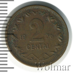 Литва 2 цента, 1936 (2 цента. Литва 1936г. Br.)