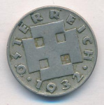 Австрия 5 грошей, 1932 (5 грошей. Австрия 1932)