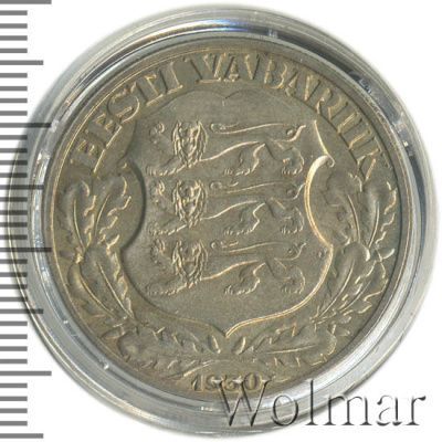 Эстония 2 кроны, 1930 (2 кроны. Эстония 1930г. Ag.)