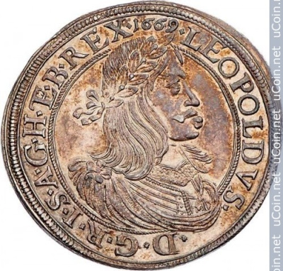Австрия 1 талер, 1669