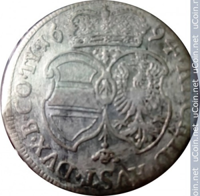 Австрия 6 крейцеров, 1694