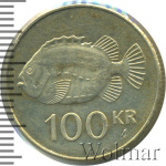 Исландия 100 крон, 2011 (100 крон. Исландия 2011г. Lt.)