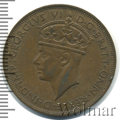 Джерси 1/12 шиллинга, 1947 (1/12 шиллинга. Джерси 1947г. Br.)