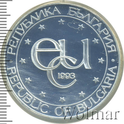 Болгария 500 левов, 1993 (500 лев. Болгария 1993г. Ag.)