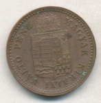 Венгрия 1 крейцер, 1886 (1 крейцер. Венгрия. 1886)