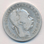 Венгрия 1 форинт, 1891 (1 форинт. Венгрия 1891)