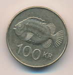 Исландия 100 крон, 2007 (100 крон. Исландия 2007)