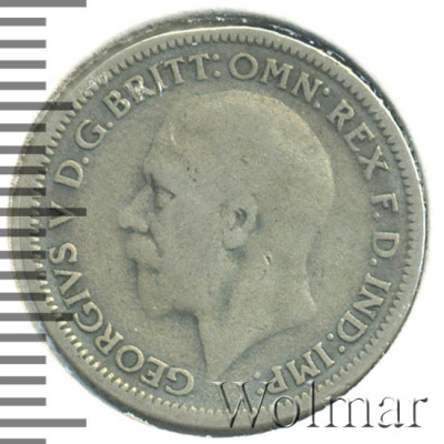 Великобритания 6 пенсов, 1933 (6 пенсов. Великобритания 1933г. Ag.)