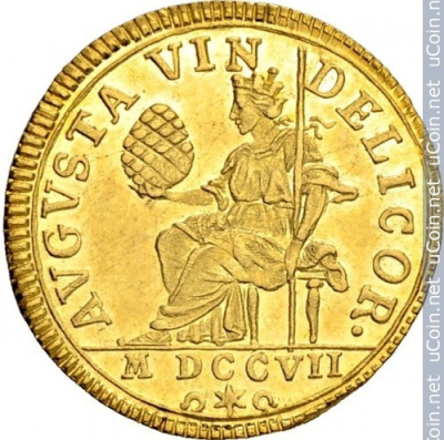 Австрия 1 дукат, 1707