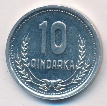 Албания 10 киндарок, 1988 (10 киндарка. Албания 1988)