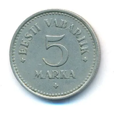 Эстония 5 марок, 1922 (5 марок. Эстония. 1922)