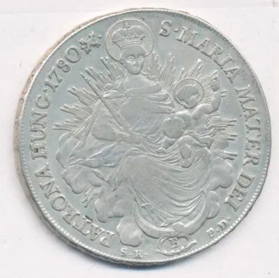 Венгрия 1 талер, 1780 (Талер. Австро-Венгрия 1780)
