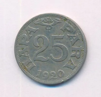 Югославия 25 пара, 1920 (25 пара. Югославия. 1920)