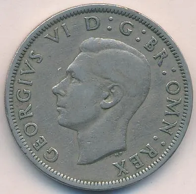 Великобритания ½ кроны, 1950 (1/2 кроны. Великобритания. 1950)