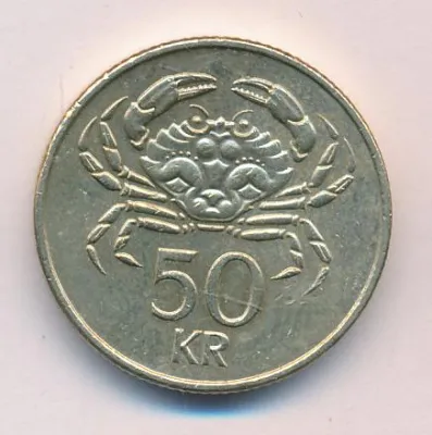 Исландия 50 крон, 2001 (50 крон. Исландия 2001)