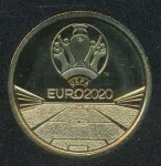 Бельгия 2½ евро, 2020 (2 1/2 евро. Бельгия. Чемпионат мира по футболу 2020. 2021)