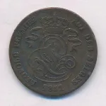 Бельгия 2 сантима, 1851 (2 сантима. Бельгия 1851)
