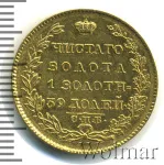 5 рублей 1824 г. СПБ ПС. Александр I. (5 рублей 1824г. СПБ ПС. Au.)