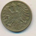 Австрия 20 грошей, 1951 (20 грошей. Австрия 1951)