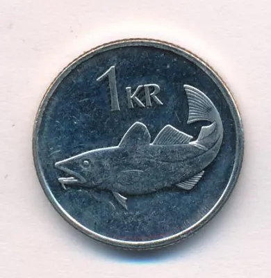 Исландия 1 крона, 2003 (1 крона. Исландия 2003)